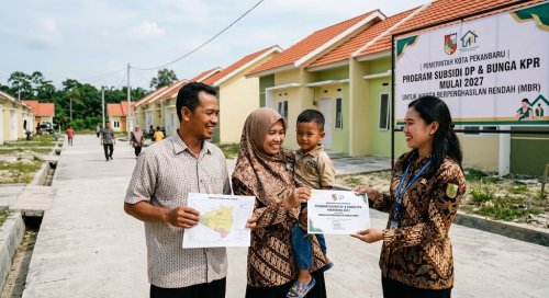 Pemko Pekanbaru siapkan subsidi bunga KPR untuk warga.(ilustrasi/AI/halloriau.com)