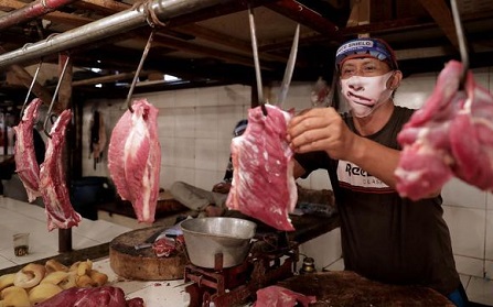 Pedagang daging sapi.(ilustrasi/int)