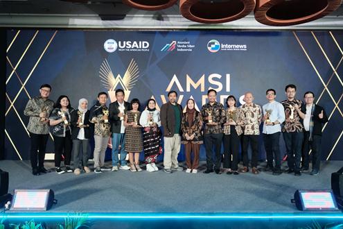 11 Media peraih penghargaan AMSI Awards 2024 dalam event IDC 2024.(foto: istimewa)