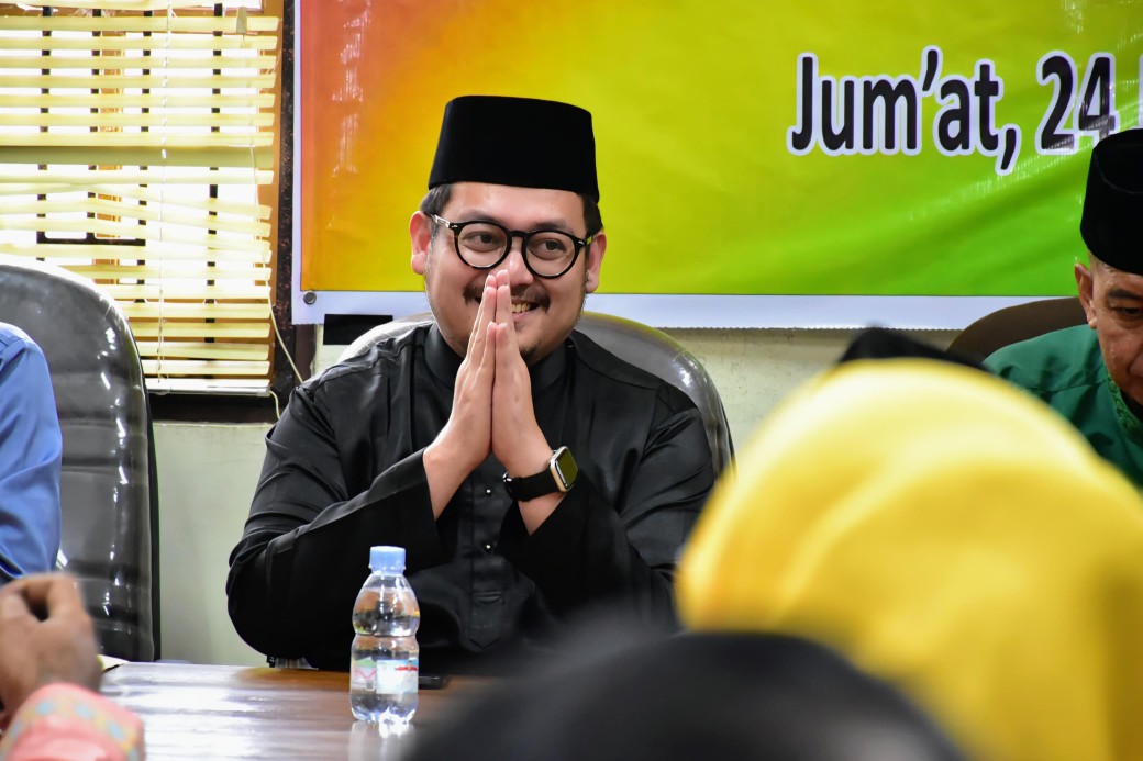 Rizky Bagus Oka menghadiri sidang pleno LAMR Kota Pekanbaru (foto/Mimi)