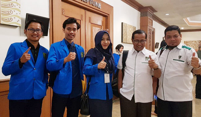 Diantara Finalis Universitas Islam Riau yang mengikuti EA III 2019 LLDIKTI Wilayah X di Batam.