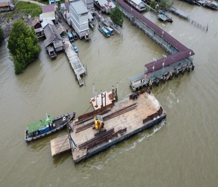 PT Imbang Tata Alam (ITA) turut berperan dalam memperbaiki infrastruktur pelabuhan melalui program CSR