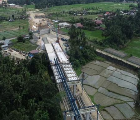 Proyek Tol Padang-Sicincin.(foto: istimewa)