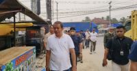 Wakil Bupati Indragiri hulu meninjau Pasar Soeghih Belilas (foto/ist)