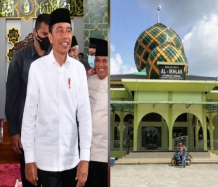 Ilustrasi Presiden Jokowi dijadwalkan Salat Jumat di Masjid Raya Al-Ikhlas, Tambang, Kampar (foto/int)