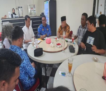 KONI Kabupaten Rokan Hilir rapat bahas Kejurkab 2024 (foto/afrizal)