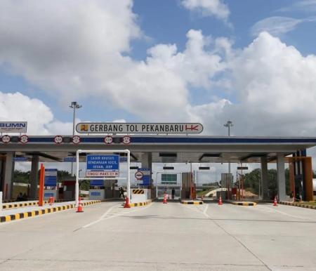 ilsutrasi: Gerbang Tol Pekanbaru.