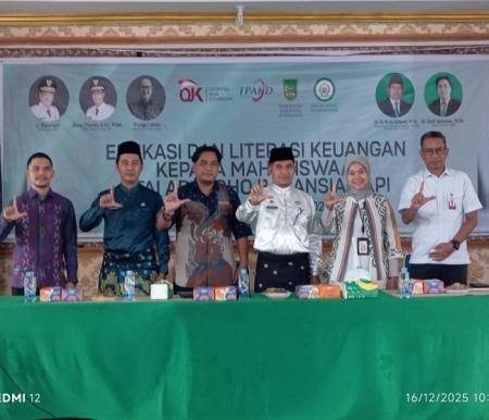 BRK Syariah Lakukan Edukasi dan Literasi Keuangan di Kampus STAI Ar Ridho Bersama OJK Provinsi Riau 