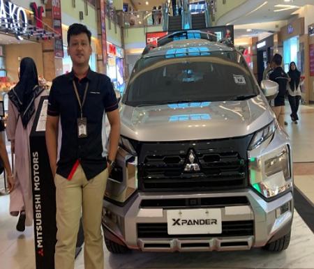 Pameran Mitsubishi DIPO Sudirman di Mal SKA Pekanbaru.(foto: meri/halloriau.com)