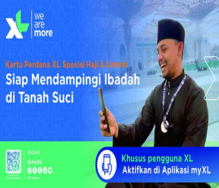 XL Axiata hadirkan Paket Umroh Plus untuk memudahkan jamaah umroh berkomunikasi dengan keluarga. (Istimewa)