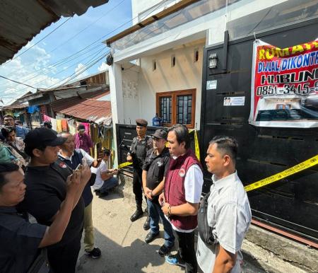 Polda Riau segel rumah buron narkoba di Dumai (foto/int)