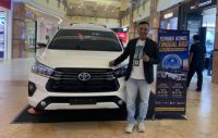 Pameran Toyota di Mall SKA Pekanbaru menghadirkan cashback, diskon, hingga hadiah motor listrik (foto/Meri)