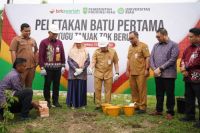 Tugu Tanjak Tok Beruas mulai dibangun di Universitas Riau (foto/ist)