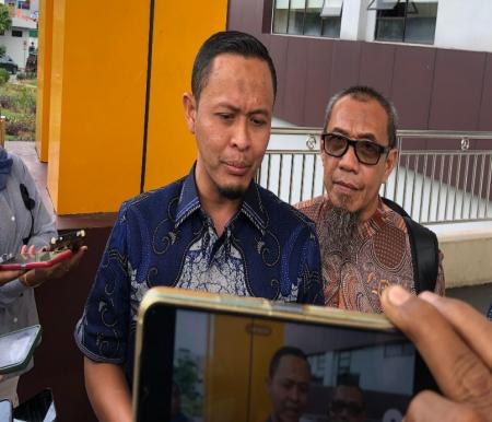 Wakil Ketua DPRD Riau, Agung Nugroho penuhi panggilan penyidik Polda Riau (foto/Mimi)