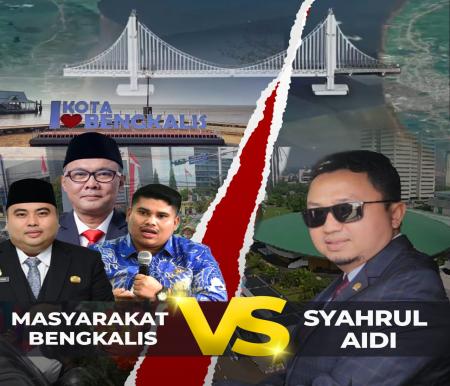 Pernyataan anggota DPR RI dari Riau, Syahrul Aidi yang pesimis Jembatan Bengkalis-Pulau Sumatera tuai polemik (foto/int)