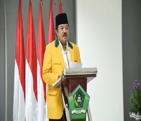 Politikus asal Riau sekaligus Ketum DPP Satkar Ulama Indonesia dan Ketua Fraksi Golkar MPR RI, Idris Laena. 