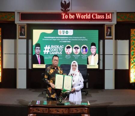 UIN Suska Riau Teken MoU dengan Badilag MA, Perkuat Pendidikan Tinggi Hukum Islam