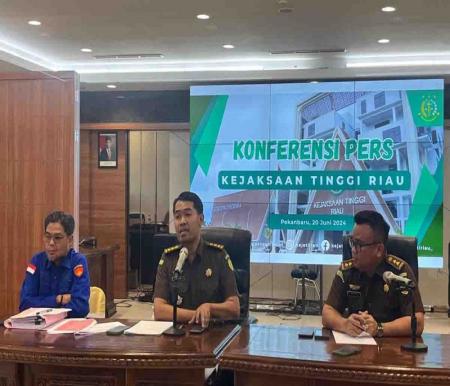 Kejati Riau hentikan penyelidikan kasus Payung Elektrik Masjid Raya Annur Riau.(foto: mcr)