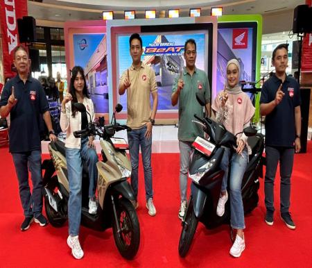 Capella Honda Gelar Launching All New Honda Beat di Mall SKA Pekanbaru (foto/ist)