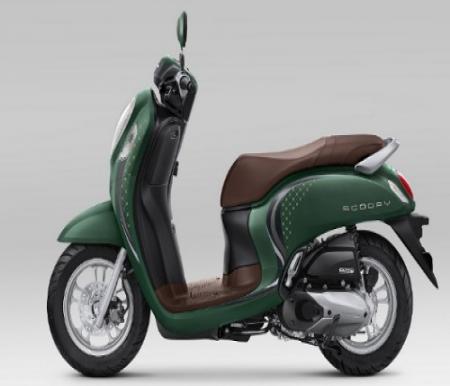 New Honda Scoopy Stylish Green.(foto: istimewa)