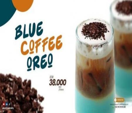 Blue Coffe Oreo dari Prime Park Hotel Pekanbaru.(foto: sri/halloriau.com)