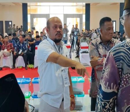 Pleno rekapitulasi suara Pilkada Siak sempat panas (foto/diana)