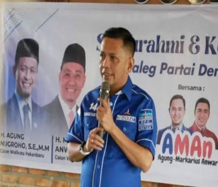 Ketua DPC Demokrat Kota Pekanbaru, Tengku Azwendi Fajri (foto/int)