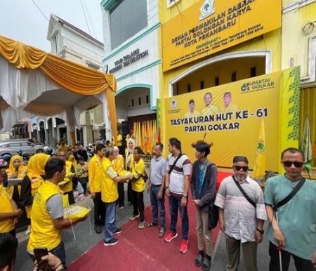 Tanamkan Kepedulian Sosial, Golkar Rayakan HUT ke-61 Bersama Ratusan Penyandang Disabilitas