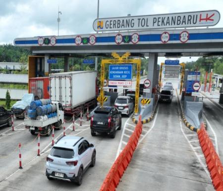 Arus Balik Nataru Padati Tol Riau, Trafik Pekanbaru–Dumai Masih Tinggi
