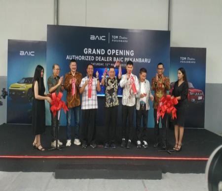 BAIC resmikan dealer ke-9 di Pekanbaru, siap perkuat pasar otomotif di Riau (foto/riki)