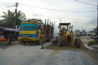 Pemprov Riau menggandeng Arara Abadi dan PHR perbaiki ruas Jalan Minas–Tualang Timur (foto/ist)