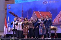 Wamenpar, Ni Luh Puspa membuka Rakernas II ASITA 2026 di Makassar (foto/ist)