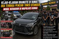 Dikejar Warga dan Nyaris Dimassa, 2 Maling Alat Tower BTS Pilih Kabur ke Mapolres Dumai