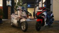 170 lebih bikers ramaikan New Vario Evo Night Ride Vol 2 terangi malam Pekanbaru (foto/ist)