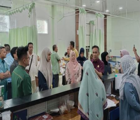 Komisi III DPRD Kota Pekanbaru soroti manajemen RSD Madani (foto/Mimi)