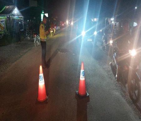 Kecelakaan maut di Jalan Garuda Sakti, Kecamatan Tuah Madani, Pekanbaru (foto/tribunpku)
