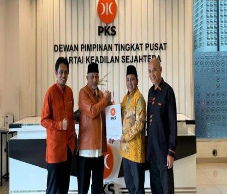 Nasarudin resmi dapat dukungan dari PKS untuk maju jadi Bacalon Bupati Pelalawan 2024.(foto: tribunpekanbaru.com)