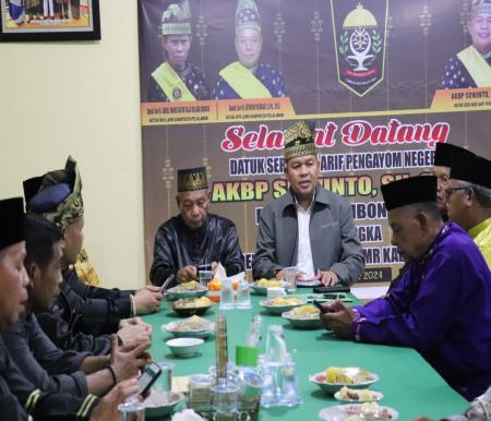 Kapolres AKBP Suwinto pamit tugas ke LAM Pelalawan (foto/Andi)