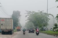 Ilustrasi kabut asap masih selimuti Pekanbaru (foto/int)