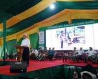 Mentan sekaligus Kepala Bapanas Amran Sulaiman memberikan kuliah umum di UMRI dan mengajak mahasiswa berani bermimpi besar, disiplin, tekun, serta menjaga moral.