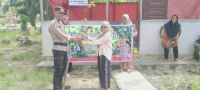 Polisi di Rimba Melintang gelar sosialisasi green policing dan penanaman pohon (foto/int)
