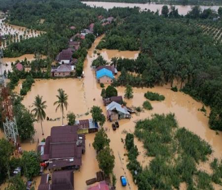 Banjir di Riau.(ilustrasi/int)