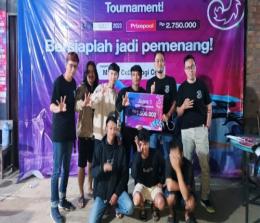 Jawara Turnamen Mobile Legend Tri di Lampung Barat.(foto: istimewa)