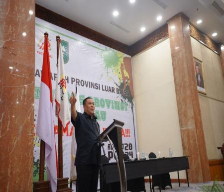 Pj Gubernur Riau, SF Hariyanto jadi Ketua FPTI Riau.(foto: mcr)