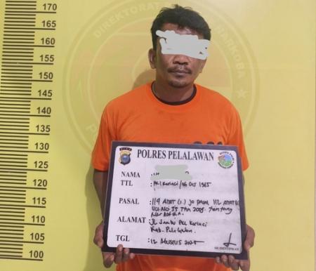 Polres Pelalawan Amankan 8 Paket Sabu, Bekuk Tersangka di Pangkalan Kuras