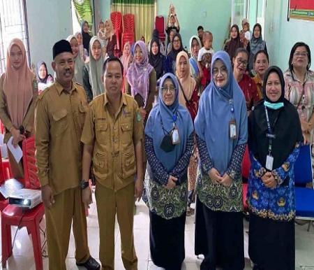 BPJS Kesehatan Dumai sosialisasikan program JKN di Desa Buluh Apo Bengkalis (foto/ist)