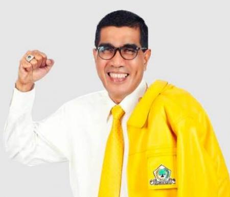 Parisman Ihwan kandidat kuat calon Ketua Golkar Riau.(foto: int)