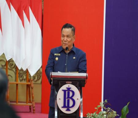 Pj Gubri, SF Hariyanto hadiri pengukuhan Kepala Perwakilan BI Provinsi Riau, Panji Achmad (foto/int)