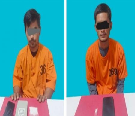 2 Pengedar Narkoba Berhasil Ditangkap Satnarkoba Polres Pelalawan