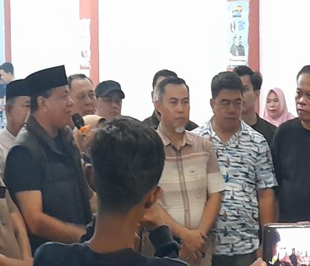 Meski unggul versi quick count, Suhardiman Amby ajak masyarakat bersabar tunggu pengumuman resmi KPU (foto/ultra)